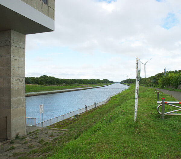 北海道技術者育成プラットフォーム　石狩放水路